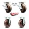 Service Caster 6 Inch Kingpinless High Temp Phenolic Caster Brakes/Swivel Locks 2 Rigid, 2PK SCC-KP30S620-PHRHT-SLB-BSL-2-R-2 - alternate 1